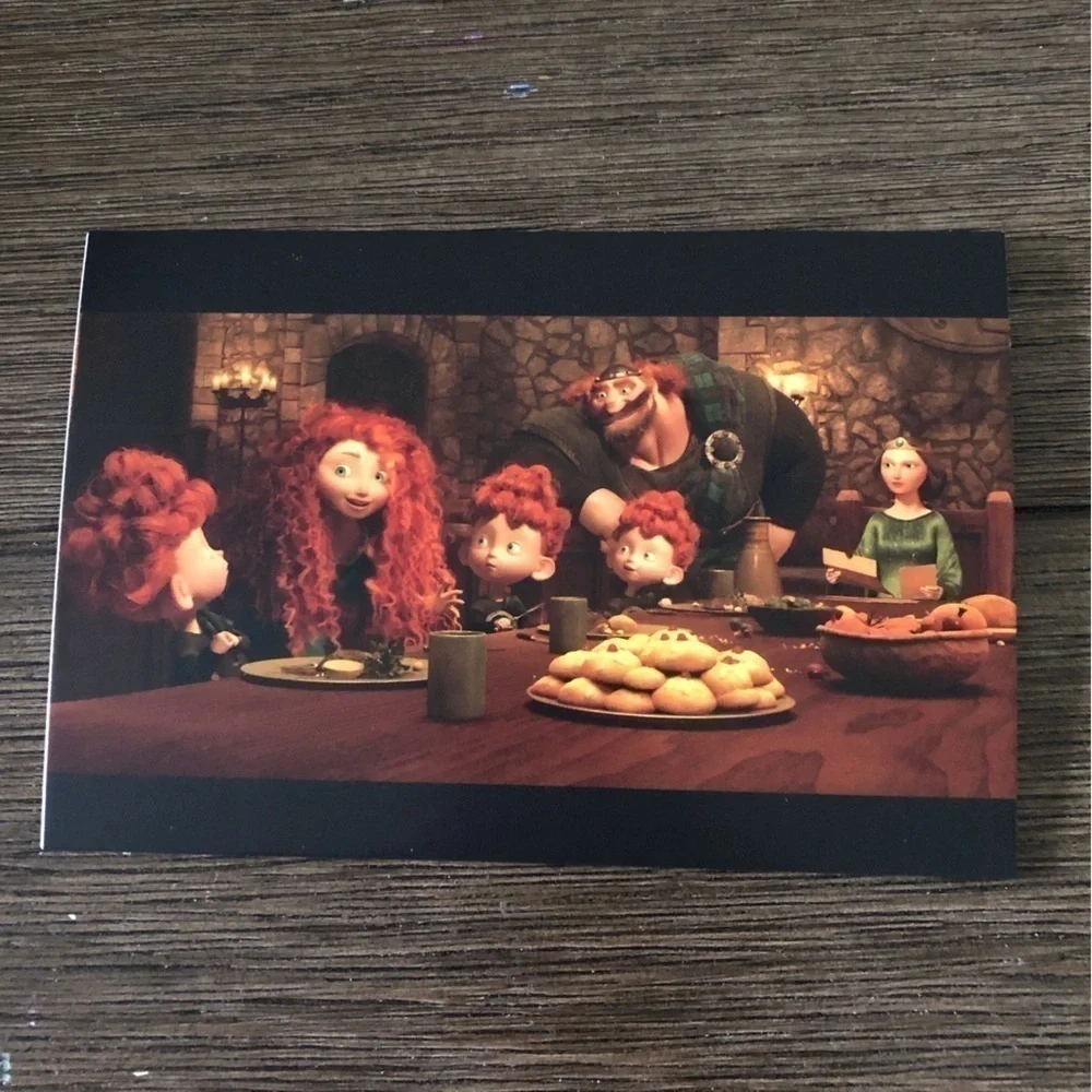 Disney Pixar Princess Movie Postcards: Brave 4 pack.